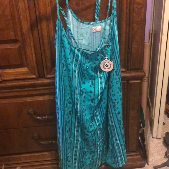 Blue Floral Sundress - Picture 1 of 4